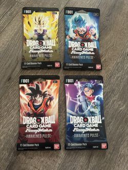 Bandai Dragon Ball Fusion World Awakened Pulse FB01 Sleeved Pack
