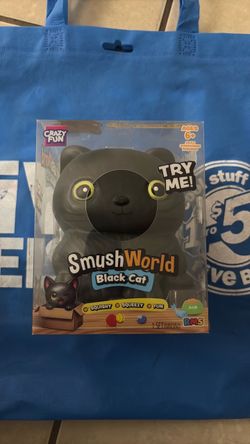 Crazy Fun SmushWorld Black Cat Squishy Toy