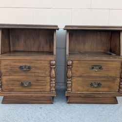 Vintage Side Tables Night Stands End Tables 