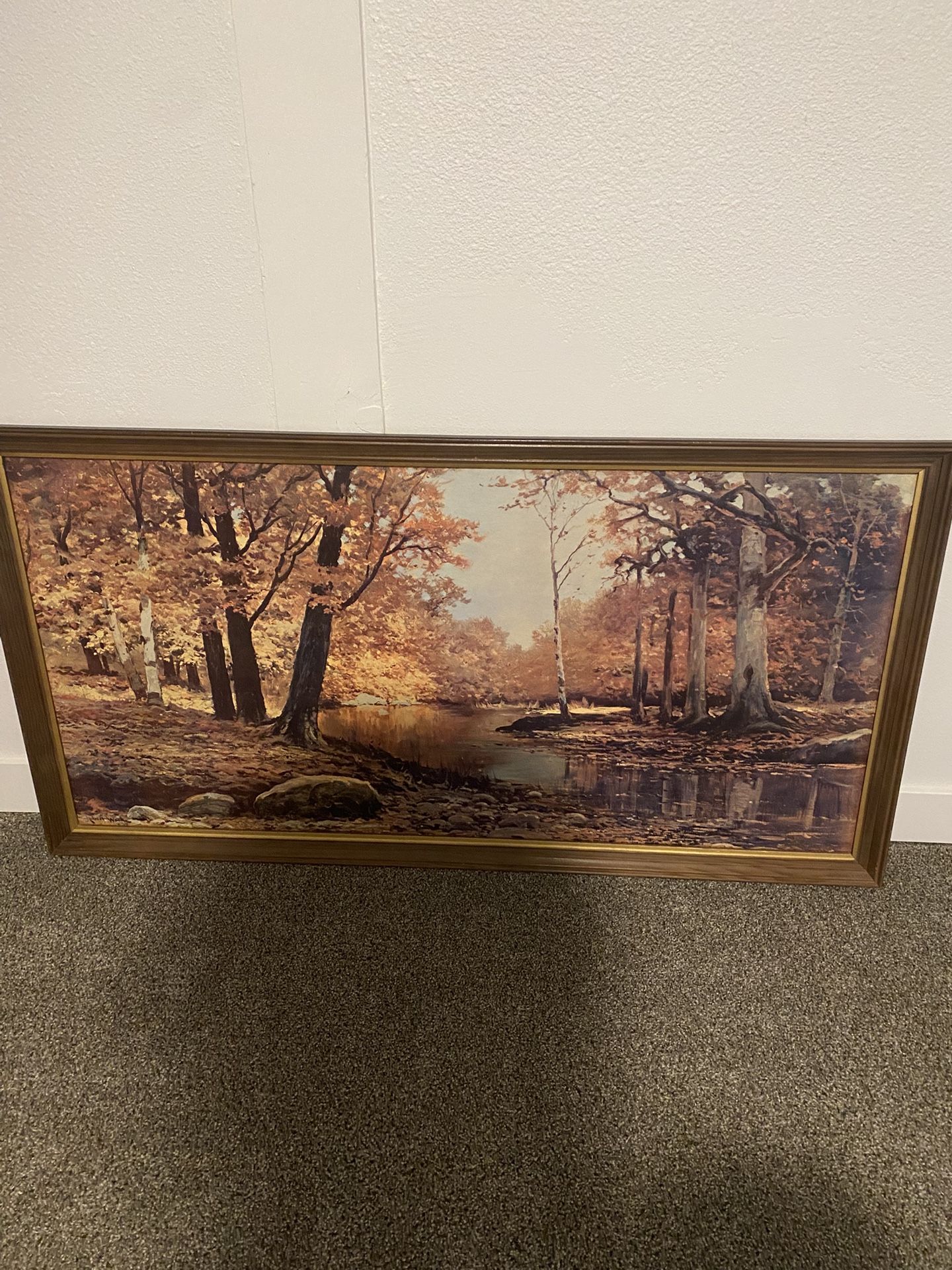 Framed Fall Nature Art