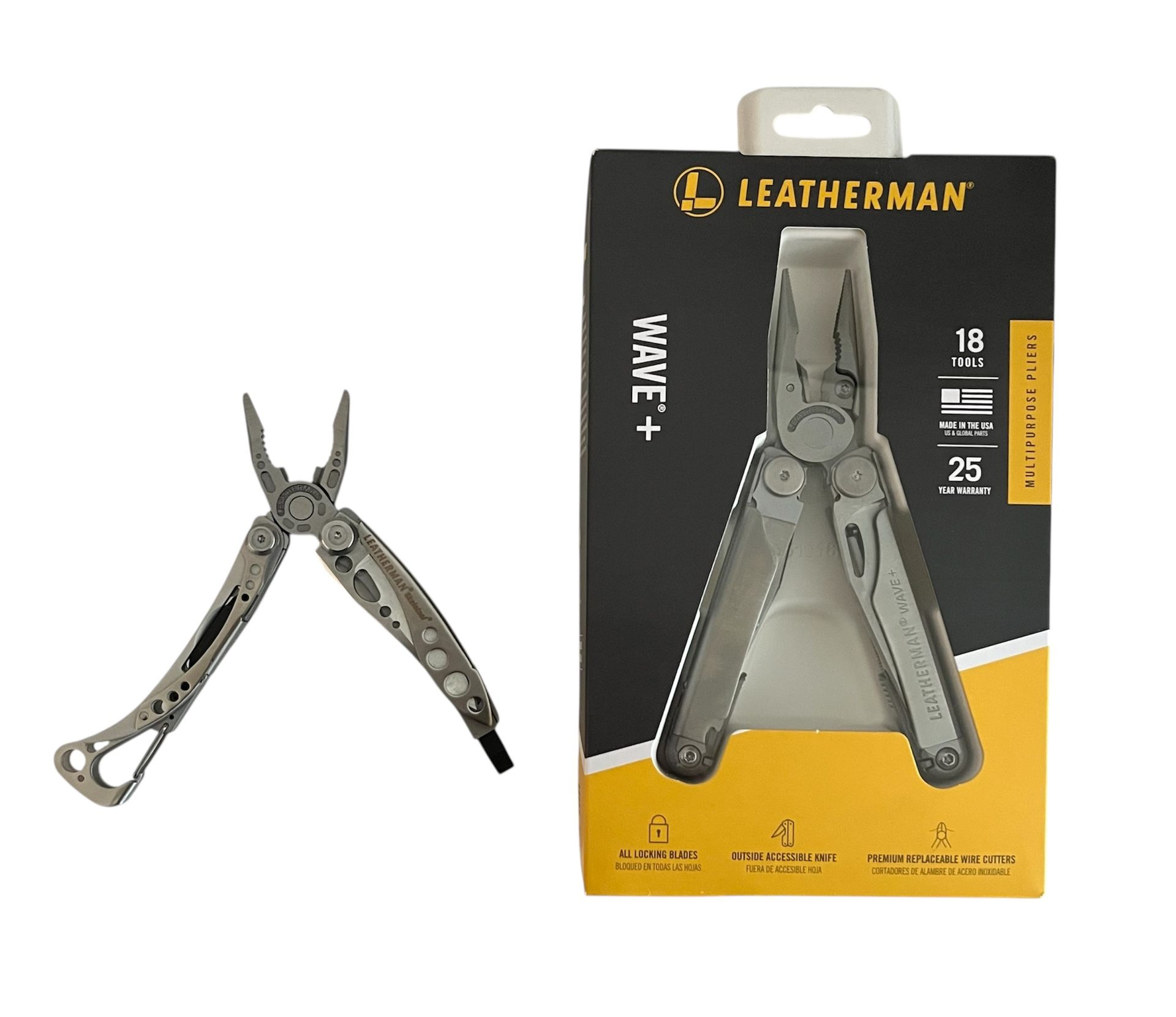 Two New Leatherman Multitools: Wave+, In Unopened Box & Skeletool, Without Box