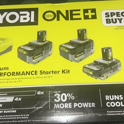 Ryobi 18v High Performance Starter Kit