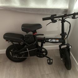 GS3 Folding Electric Bike Black