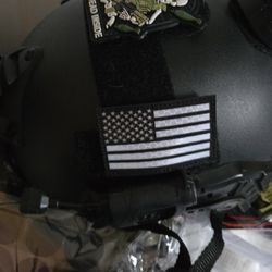 Tactical Helmet  With Extras 