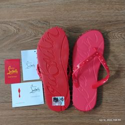 Red Christian Louboutin Sandals
