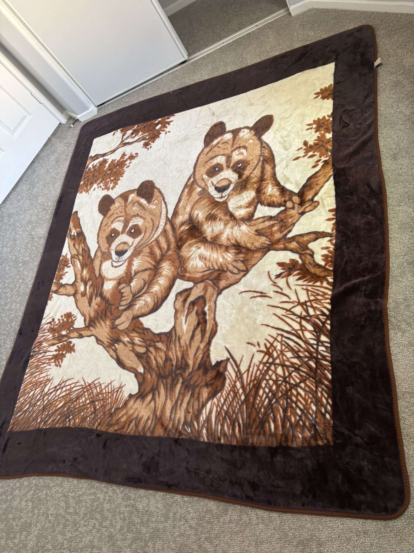 7x7 Big Blanket Yosemite Bear