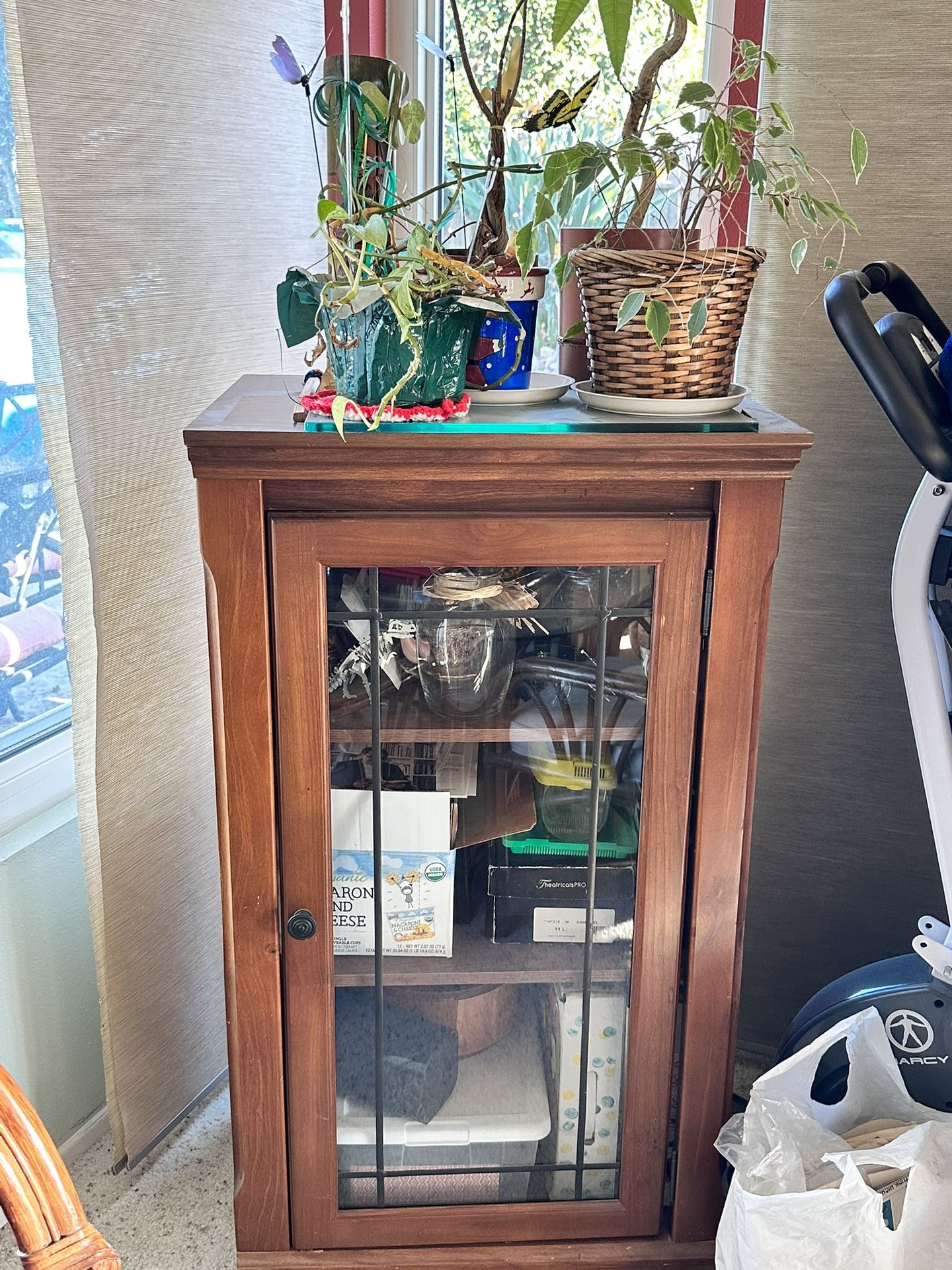 Unique Antique Wood Cabinet 