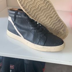 Steve Madden Black Mens Mid Boots