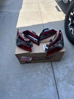 Toyota Camry rear brake and tail lights