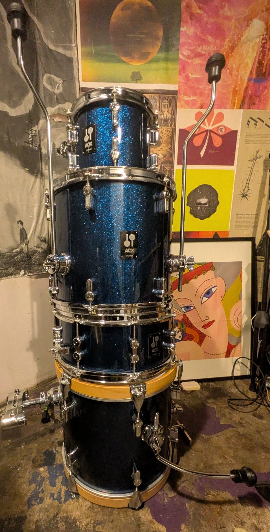 Sonor AQX Drumkit w/ Cymbals & Hardware