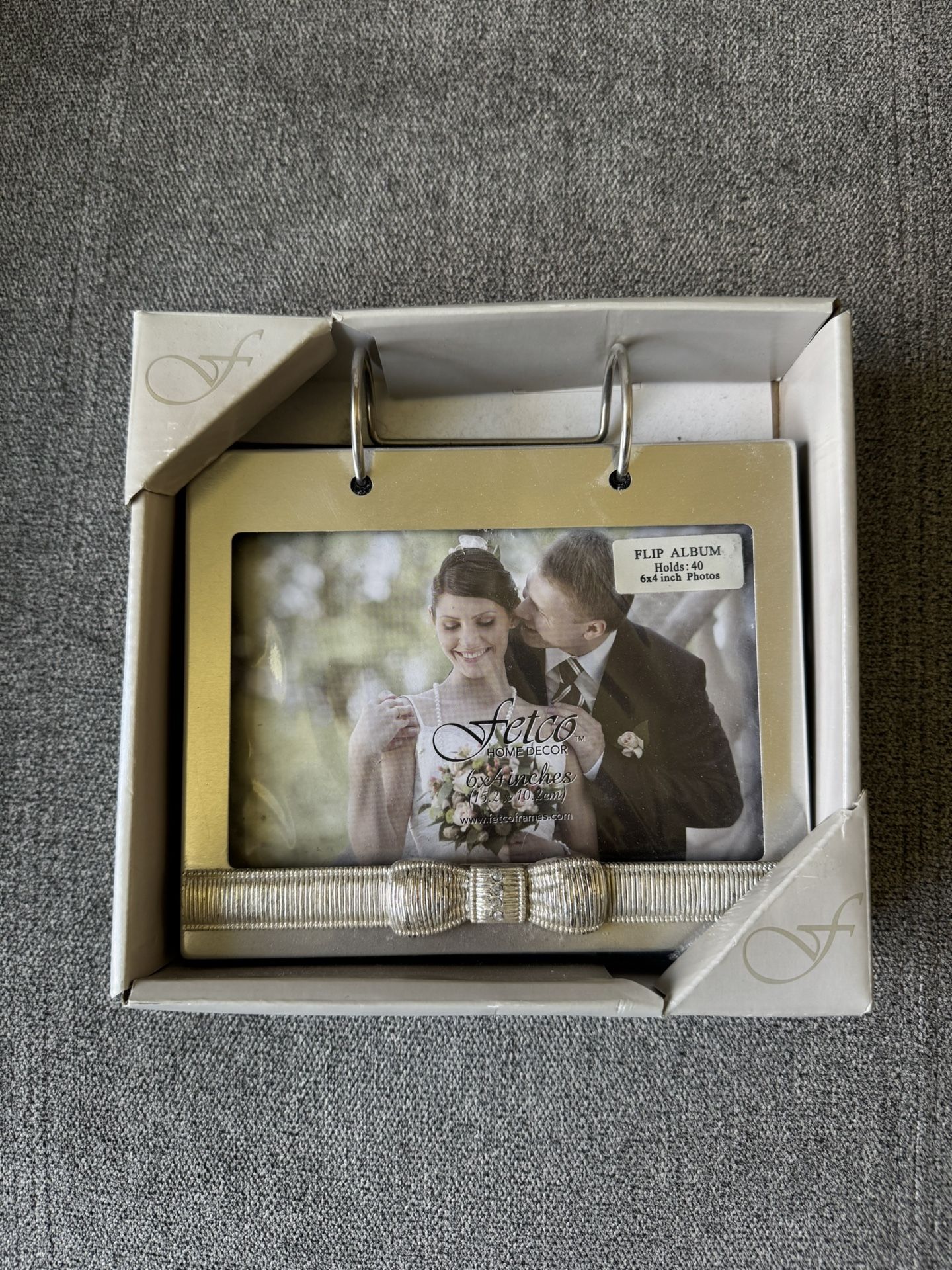 Fetco Home Decor Flip Album Holds 40 6x4 Photos Wedding