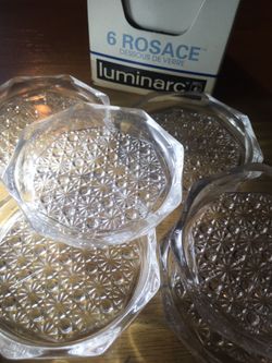 Luminarc D’ARQUES glass coaster
