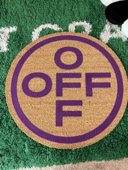 Off White Door Mat Carpet Husk Virgil Abloh Rug Hype Modern Home Decor