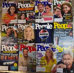 People Magazine Lot of 12 – 2023 Celebrity News & Collectible Issues