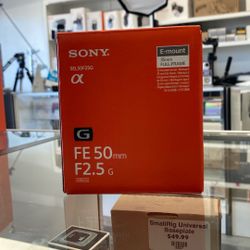 Sony FE 50mm F2.5 G