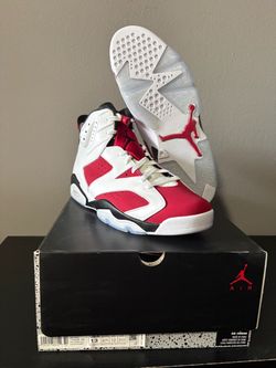 Jordan 6 retro carmine  size 13