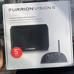 Furrion Vision S Wireless RV Backup Camera System with 5-Inch Monitor, 1 Rear Sharkfin, Infrared Night Vision, Wide-Angle View, Hi-Res, IP65 Waterproo
