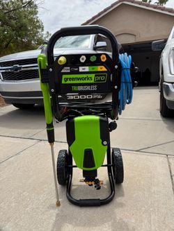Greenwood’s pressure washer