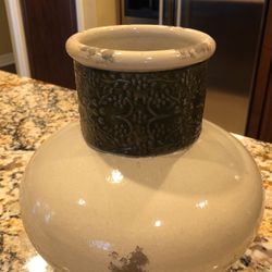 Pottery Barn pottery vase