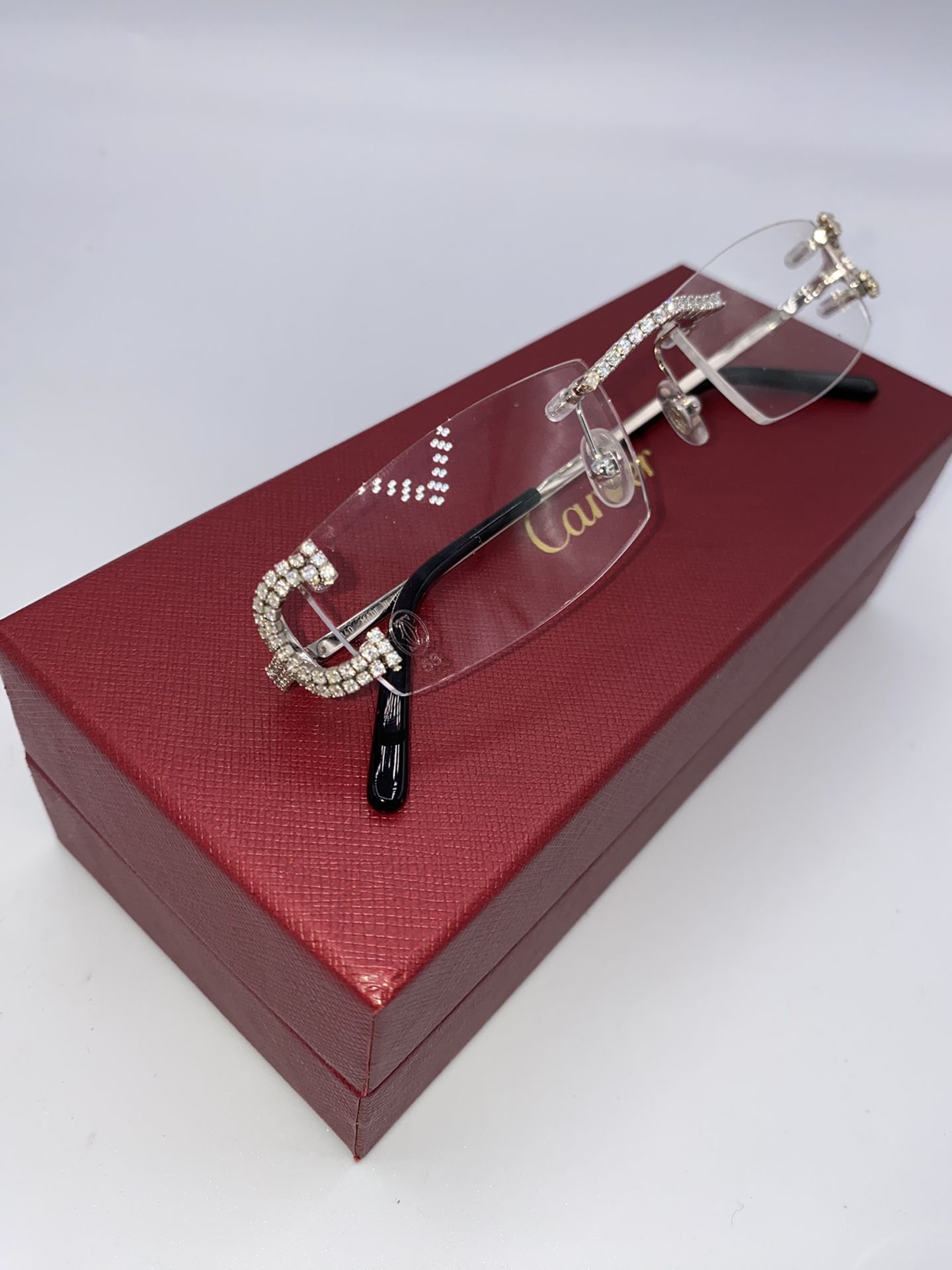 Moissanite Diamond Cartier Glasses
