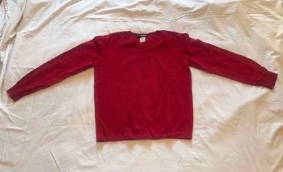 Thierry Mugler Paris Women’s Vintage Red Wine Sweater Pullover Size Medium M Made In Italy