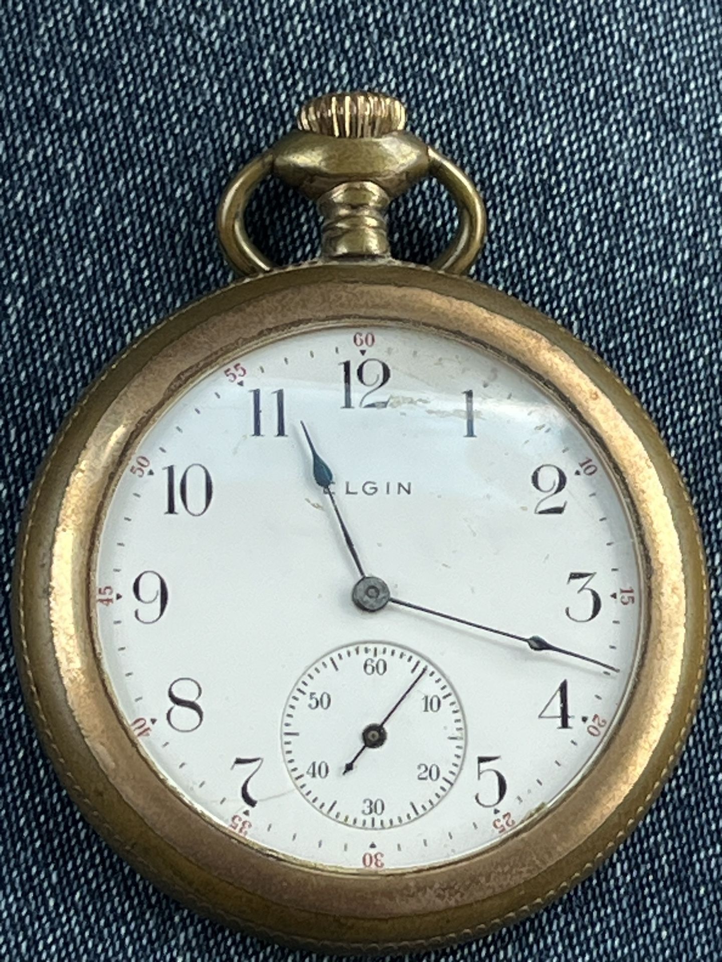 Vintage 10k, gold filled pocket watch