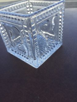 Glass block planter for Baby