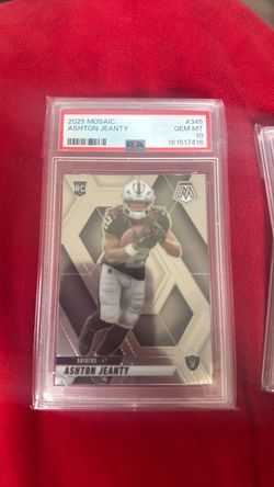 Ashton Jeanty Rookie 2025 mosaic PSA 10