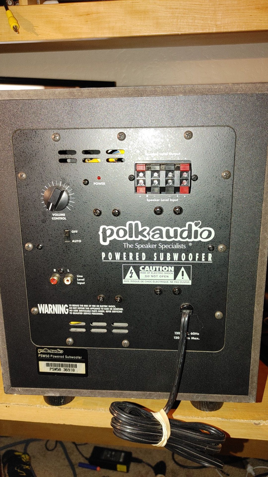 Polk audio psw50
