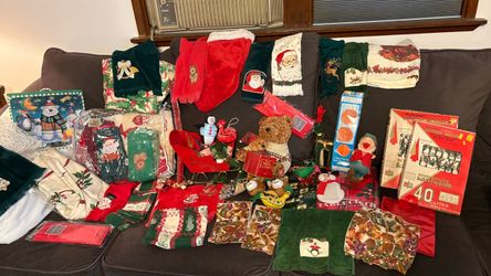 Large Lot of Christmas Holiday Decorations
