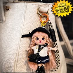KAWAII SCHOOL DOLL KEYCHAIN Imported 