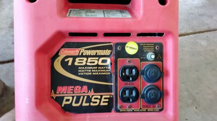 Coleman Power Rate 1850 Generator $90 Firm
