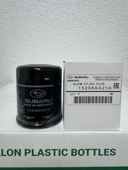 Genuine Subaru OEM Engine Oil Filter 15208AA21A
