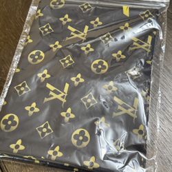 Gold Black Cape
