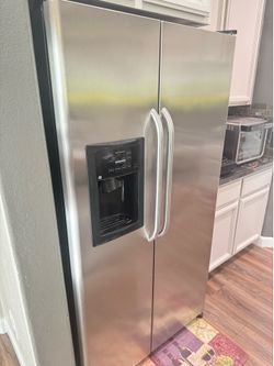 GE side-by-side refrigerator