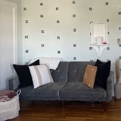 Gray Futon Sofa Bed 