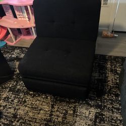 Black Futon Sofa NEED GONE ASAP 100 OBO