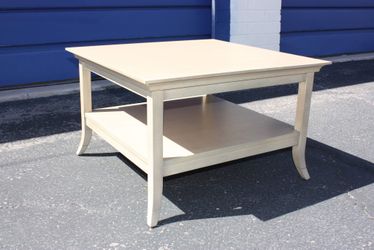 NEW GLASS TOP COFFEE TABLE