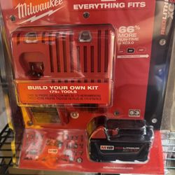 Milwaukee M18 Xc5.0 Battery And Charger Kit 48-95-1950