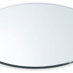 Like New 46" Rounded  Edge Glass Tabletop  $85