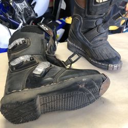Kids Size 12 MSR VX1 Dirt Bike Boots 