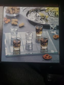 Tic tac toe shot glass game