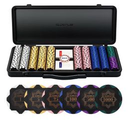 Slowplay Poker Chip Set with Case