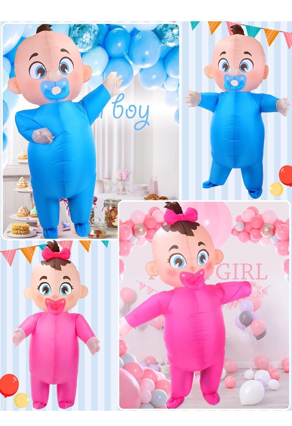 Ramede: Two Pieces Adult Inflatable 96 Inch Costume
