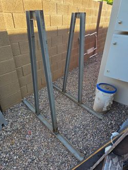 Job site a frame racks for granite