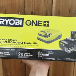 Brand New Ryobi One+ 18V High Performance Battery Kit