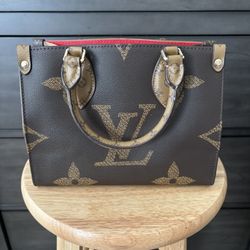 Louis Vuitton OnTheGo BB | Monogram Empreinte Leather | Top Handle & Crossbody | Small Tote