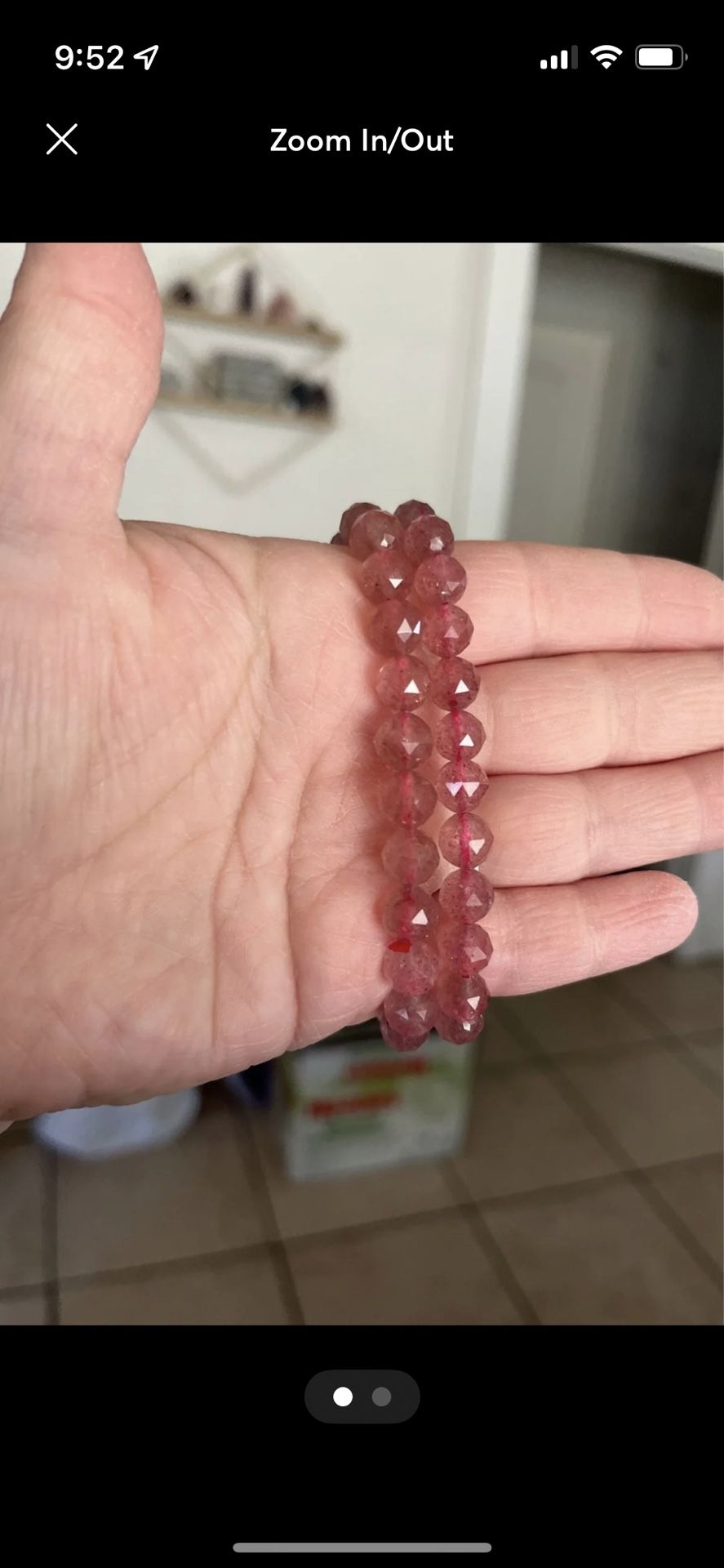 Strawberry Quartz Bracelet