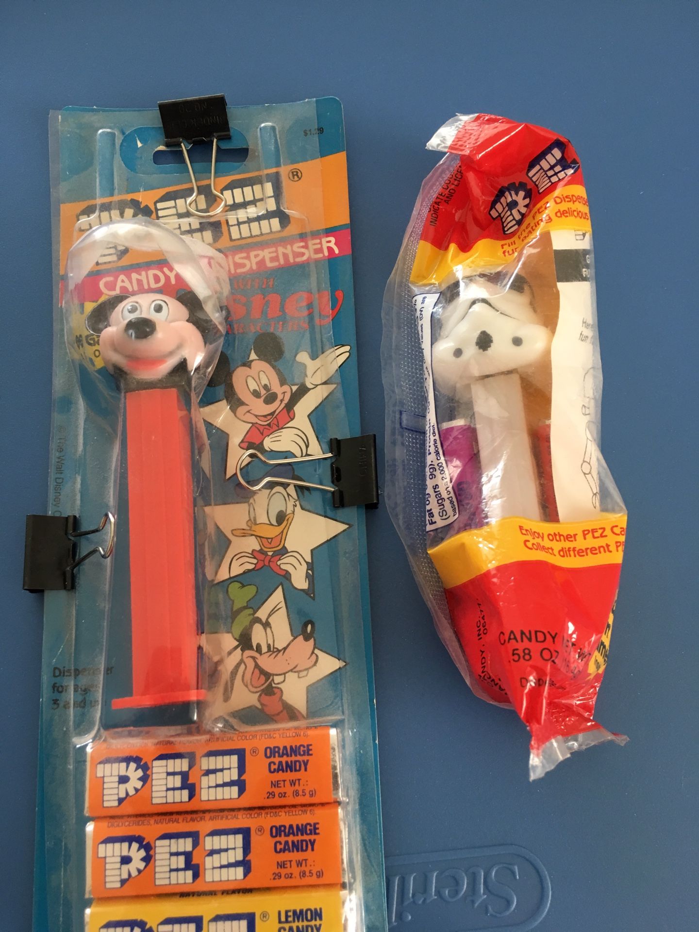 Mickey Mouse & Storm Trooper Pez Dispensers