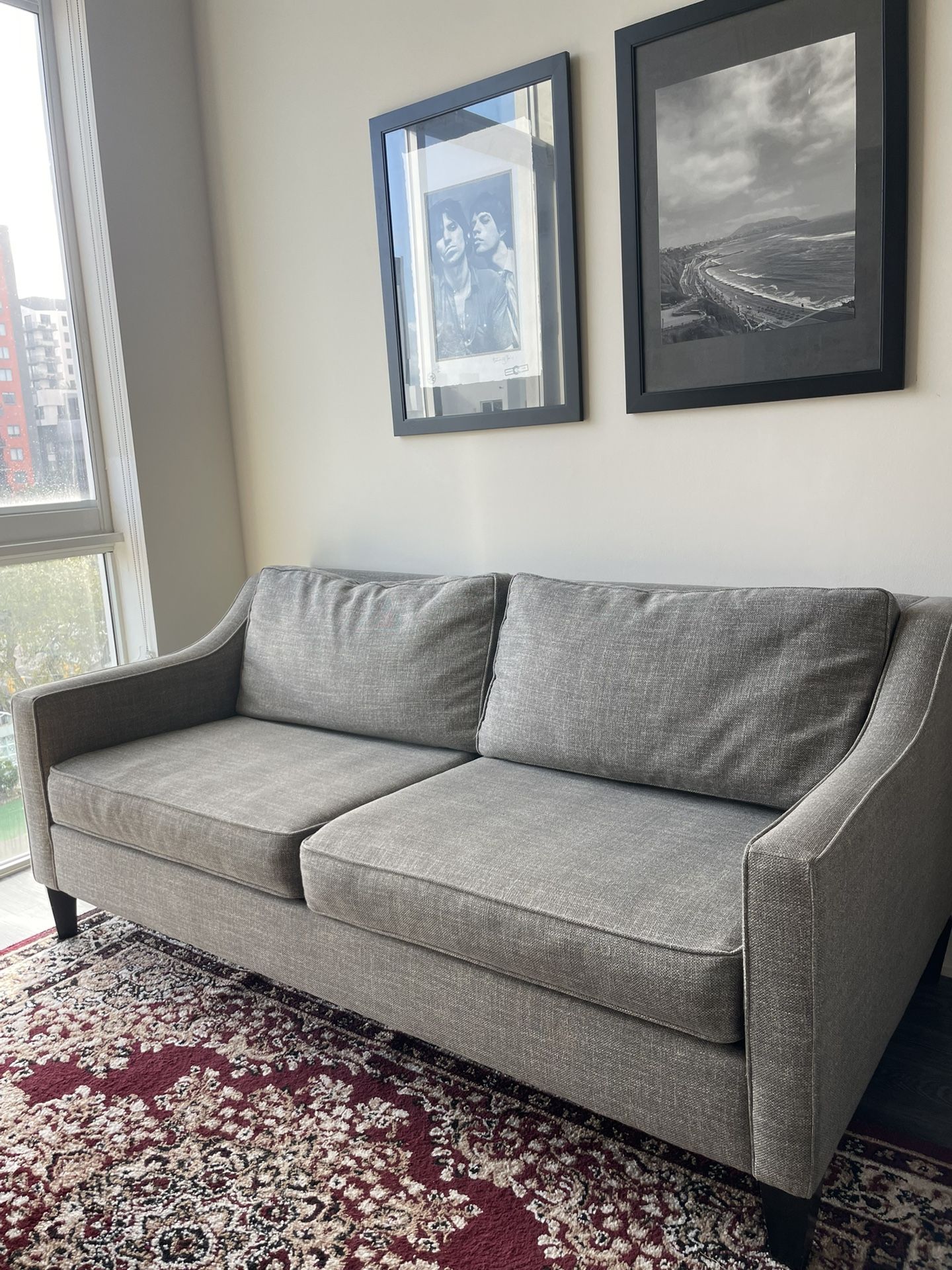 West Elm Gray Couch